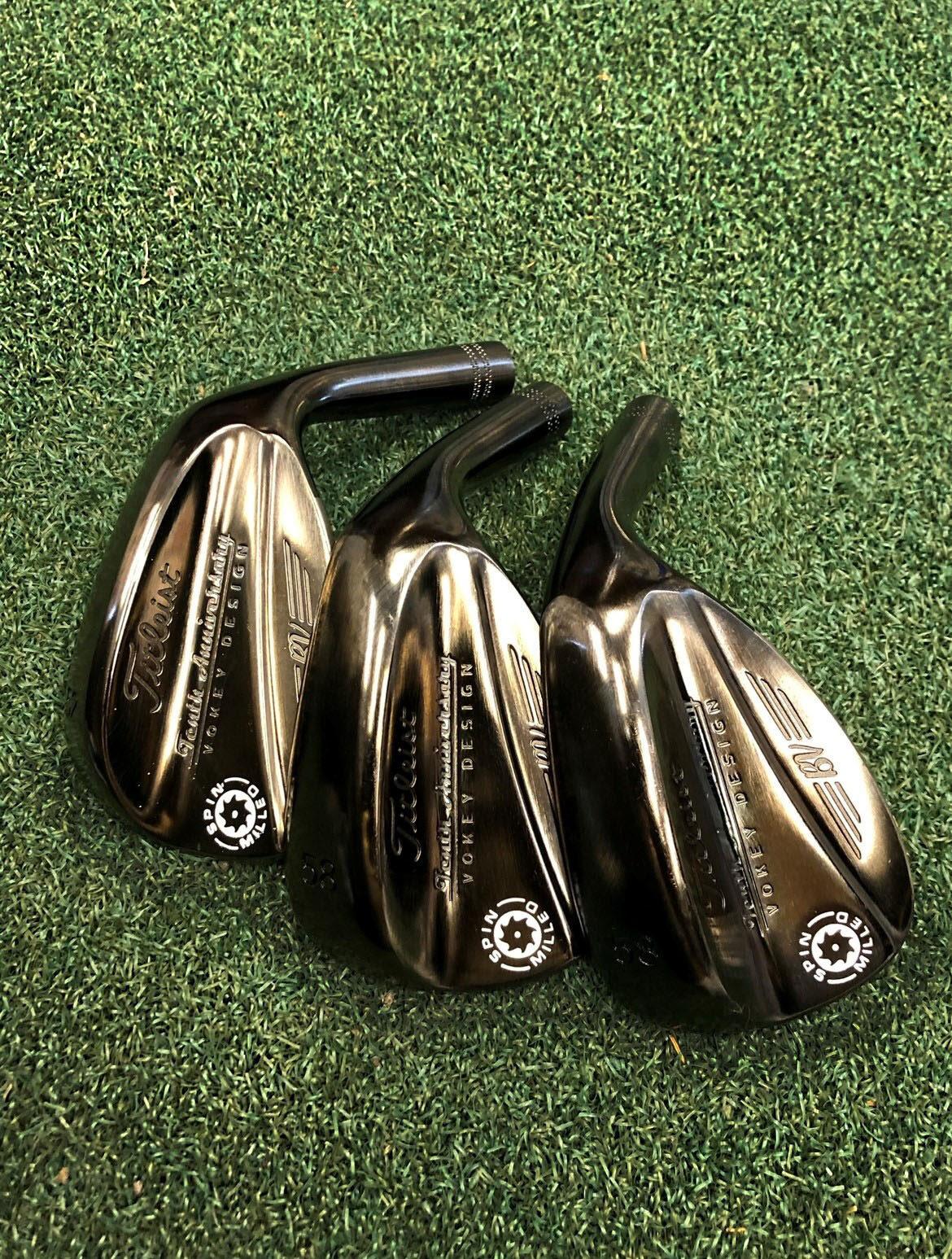 Black Chrome shown on wedges