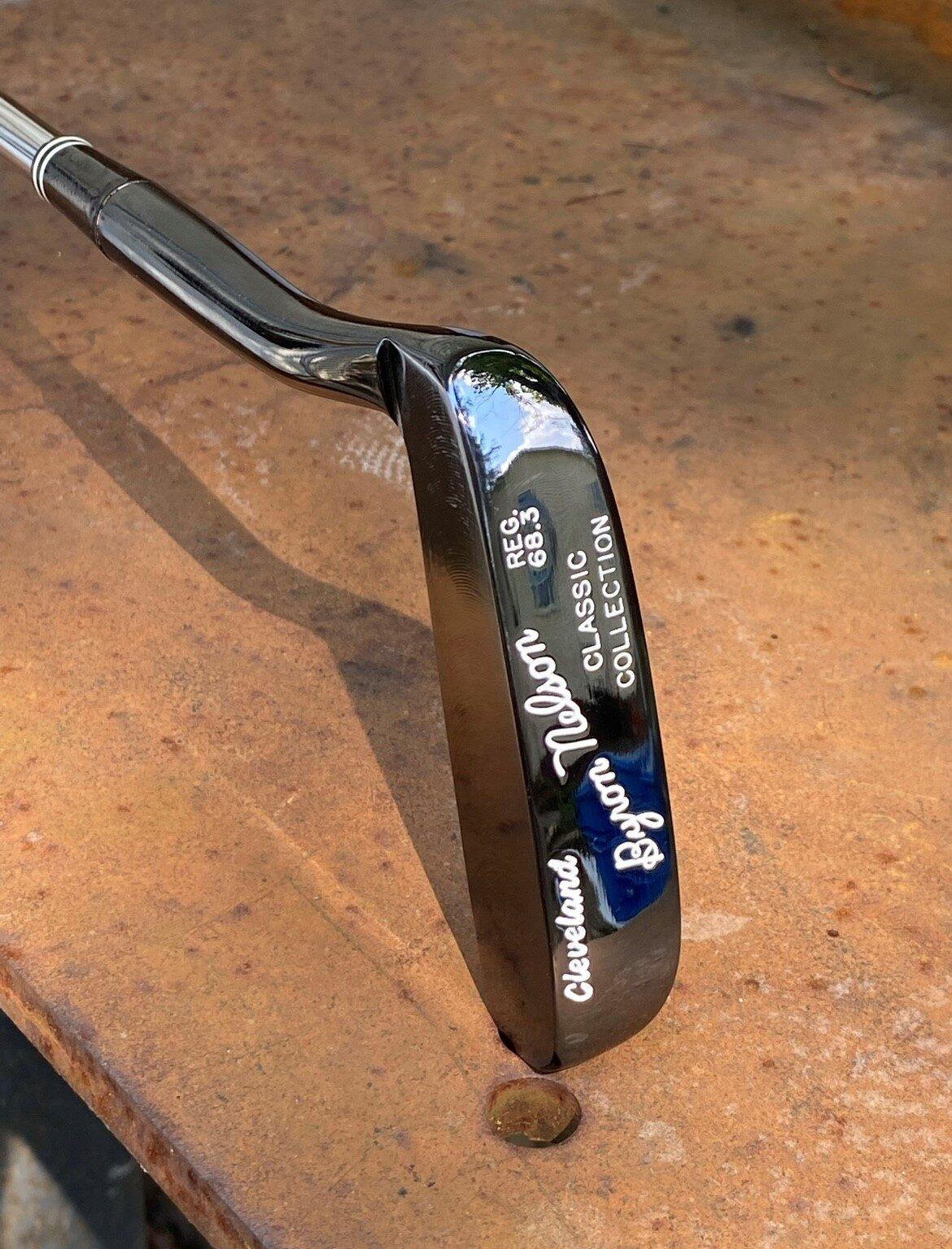 Black Oxide shown on putters