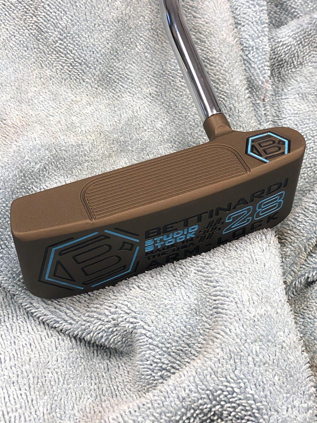 Bronze shown on putters