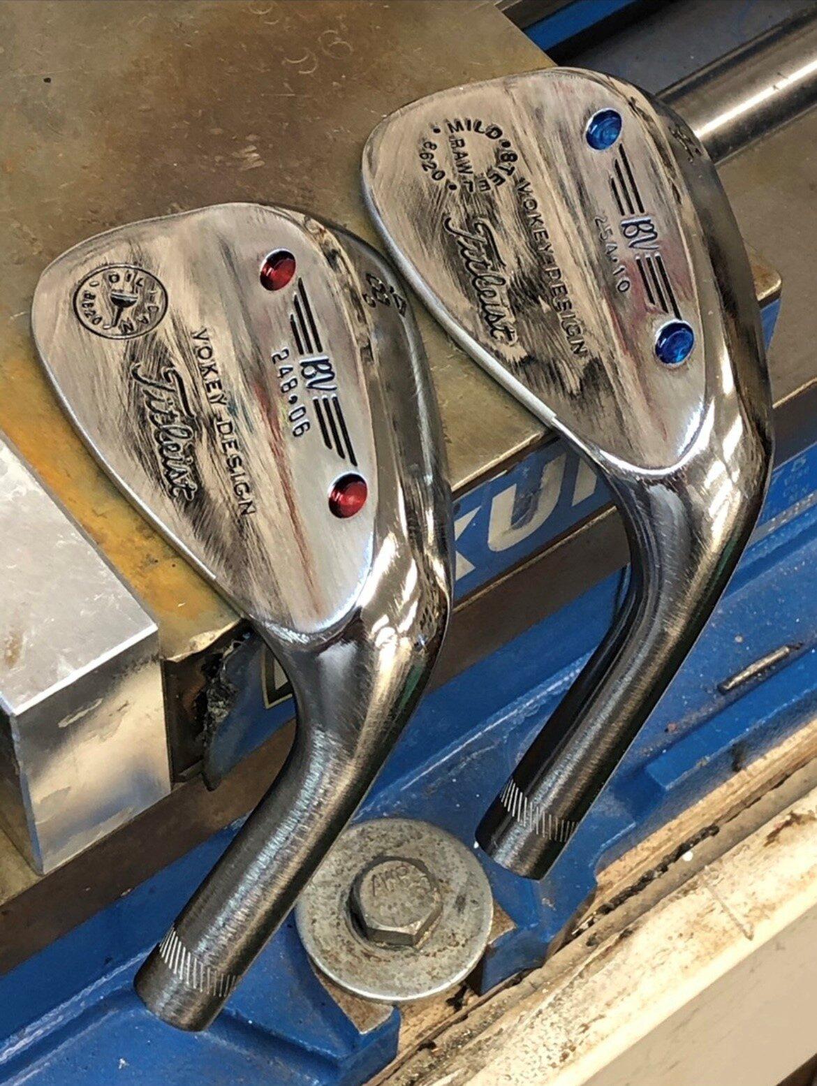 Fly Cut Chrome shown on wedges