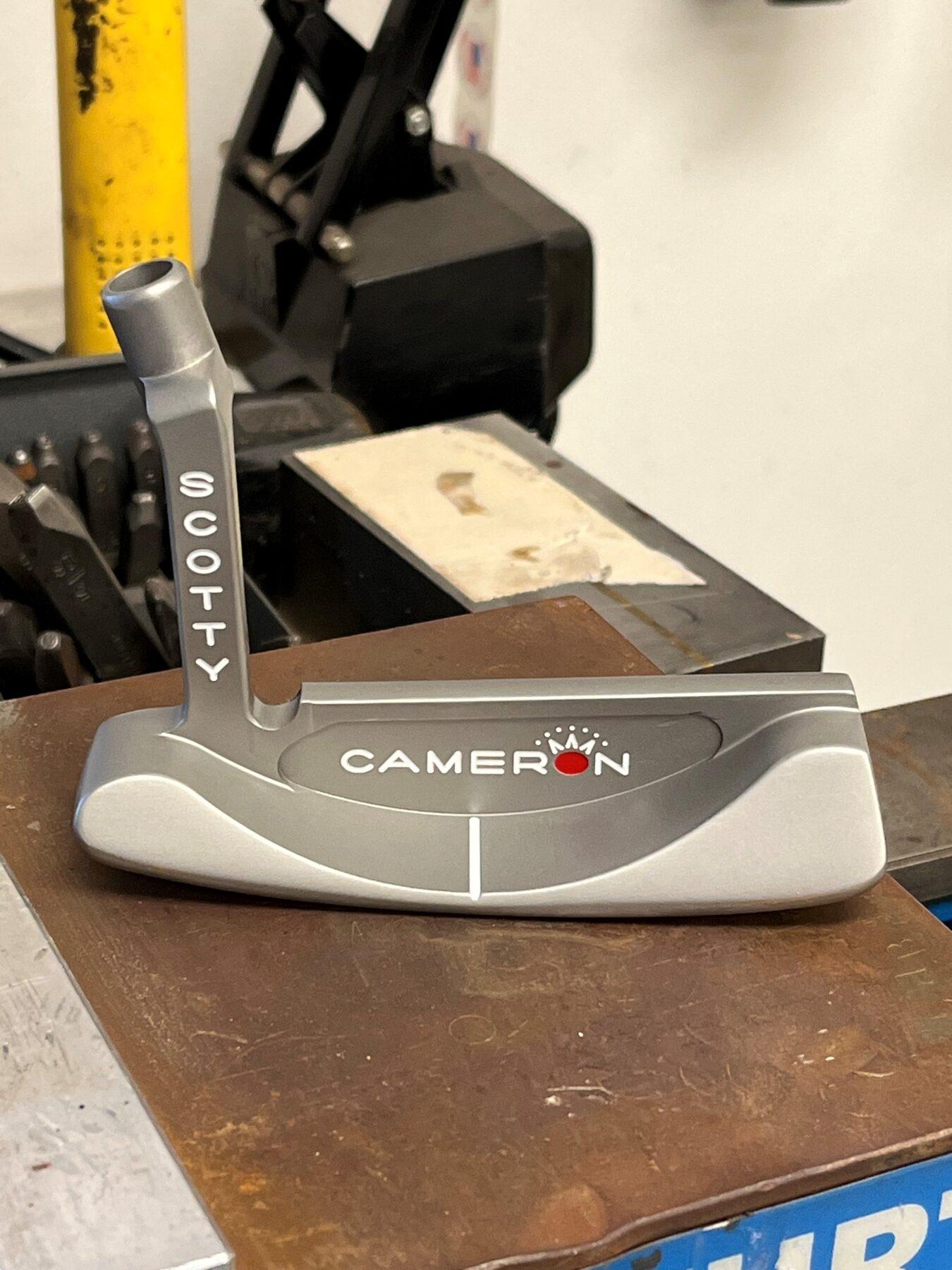 Platinum Forge shown on putters